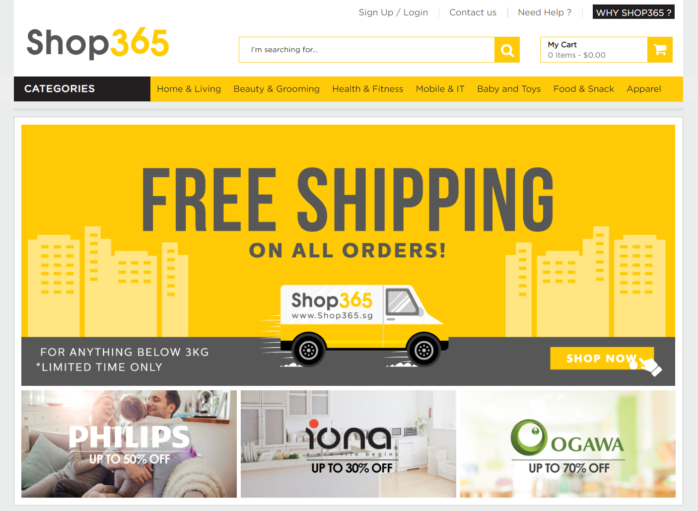Top 10 Shopping Sites in Singapore - Shop365